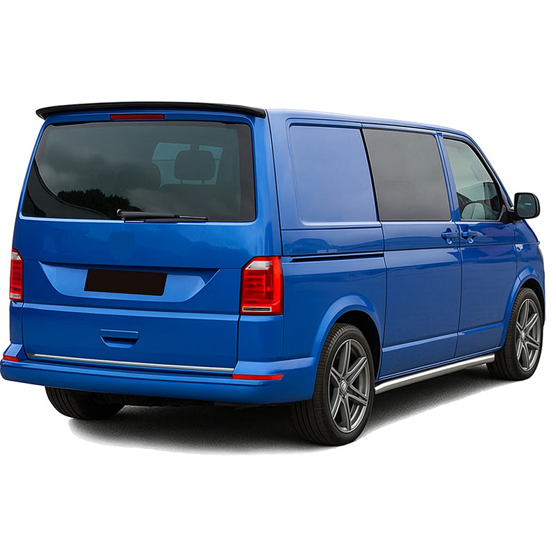 AutoStyle spoiler per tetto adatto a Volkswagen Transporter T6 2015-2020 / T6.1 2020- (con portellone) (ABS Nero lucido)