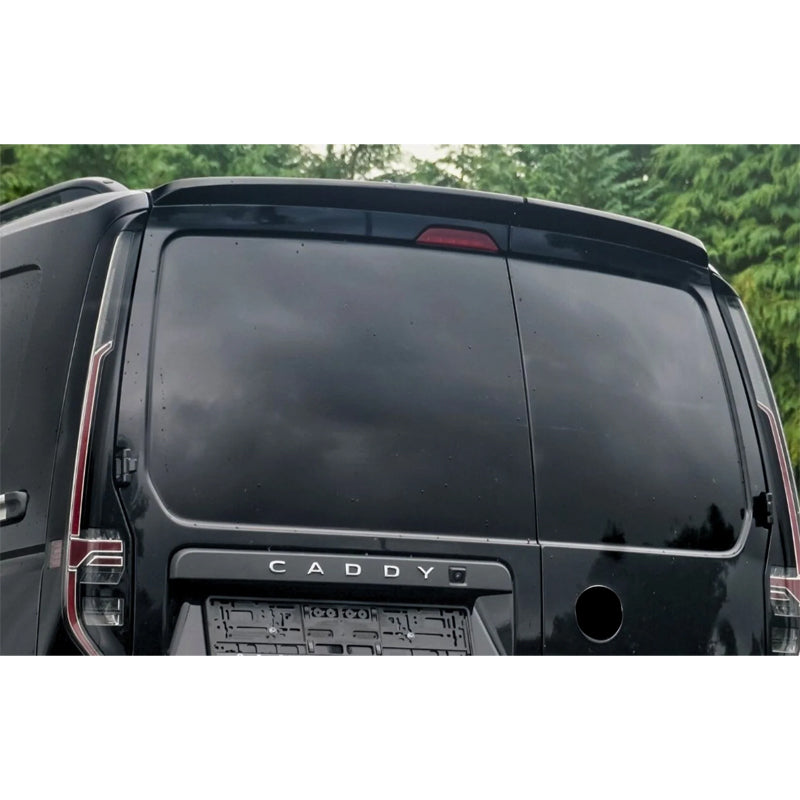 AutoStyle, Spoiler dachowy, ABS Błyszczący Czarny, pasuje do Volkswagen Caddy V Box/MPV (2020-), z 2 tylnymi drzwiami