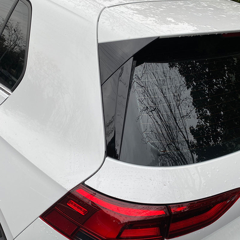 AutoStyle, boční spoilery zadního okna, leskle černý, pasuje na Volkswagen Golf VIII HB 3/5-dveřový 2020-, 'Sporty'