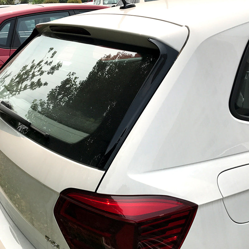 AutoStyle, boční spoilery zadního okna, leskle černý ABS, pasuje na Volkswagen Polo (AW1) 2017-, sportovní design