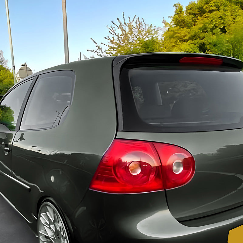 AutoStyle, zadní spoilely na zadní okno, lesklá černá, samolepicí, vhodné pro Volkswagen Golf V HB (2003-2008)