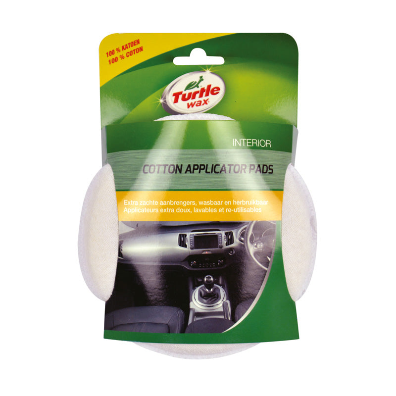 Turtle Wax X711td Pady aplikacyjne bawełniane 2 sztuki