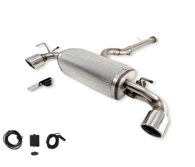 Ulter Sport, Sportudstødning, Dobbelt rustfrit stål 2x100mm RS, passer til Toyota GR Yaris Mk1 (2020-2024)
