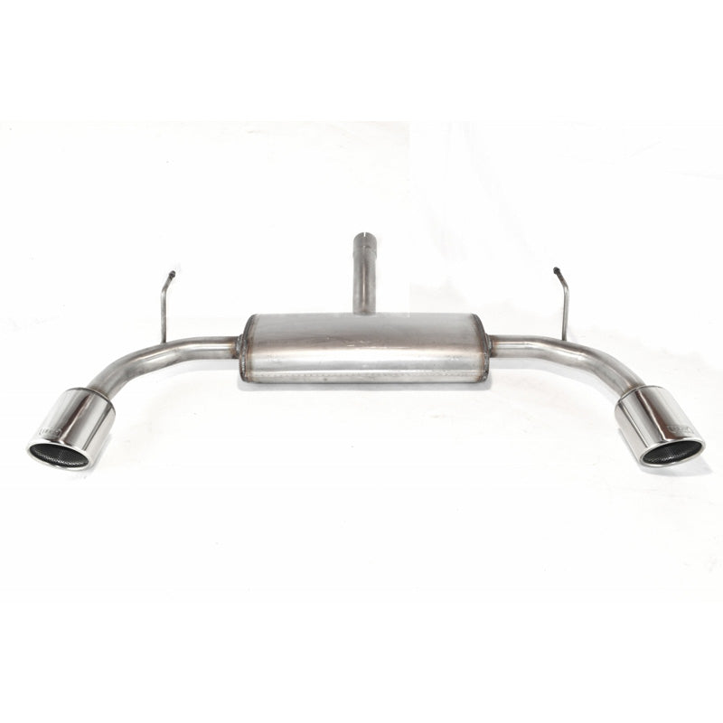 Ulter Sport, doppio scarico sportivo, acciaio inox, compatibile con Alfa Romeo Giulietta HB 5-doors 1.4 T 77/88/125kW 2010- 100mm