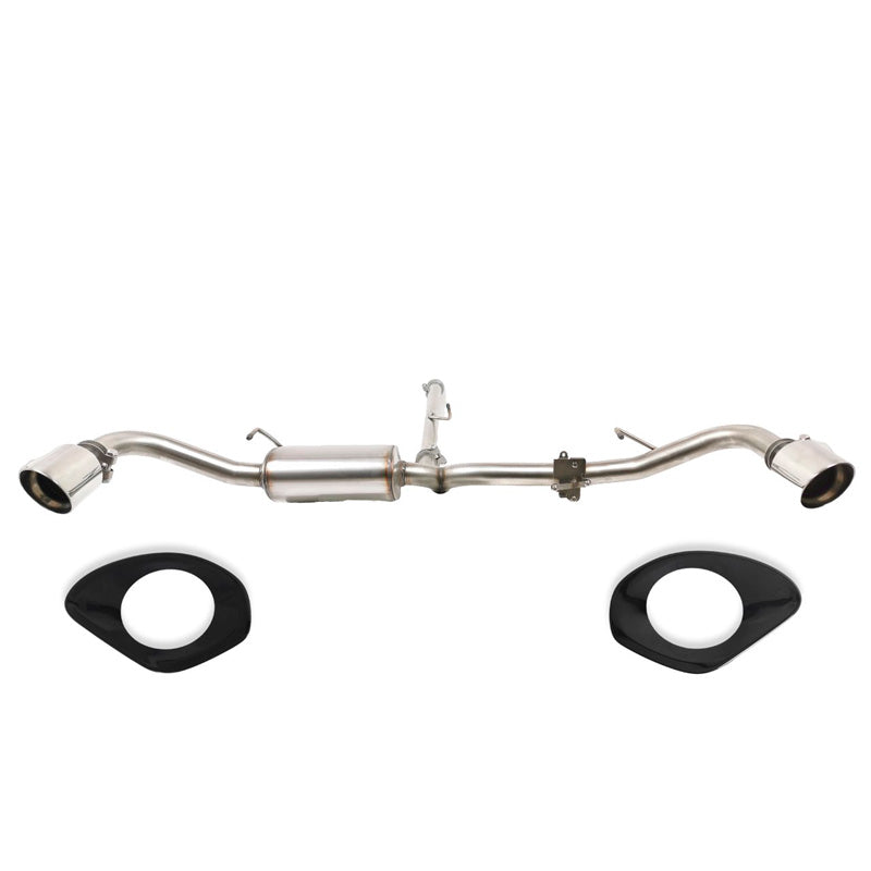 Ulter Sport, doppio scarico sportivo, acciaio inox, compatibile con Alfa Romeo Tonale 1.5 96/118kW 2022- 100mm