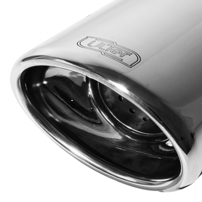 Ulter Sport, doppio scarico sportivo, 120x80 mm, Adatto a Audi A4 8E/B7 Sedan/Avant 2005-2008