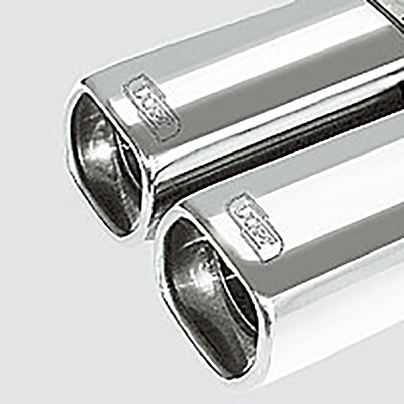 Ulter Sport, Scarico sportivo, adatto a BMW E46 6-Cylinder Sedan/Coupe/Touring 320i 110kW/323i 125kW/328i 142kW 1998-2005 (with 1 connection pipe) 2x 80x65mm