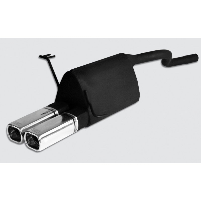 Ulter Sport, sportowy tłumik końcowy, pasuje do Fiat Punto II 1.2i 44kW/1.2i 16V 59kW/1.8 HGT 96kW/1.9 JTD 59/63kW 1999-2005 2x 80x65mm