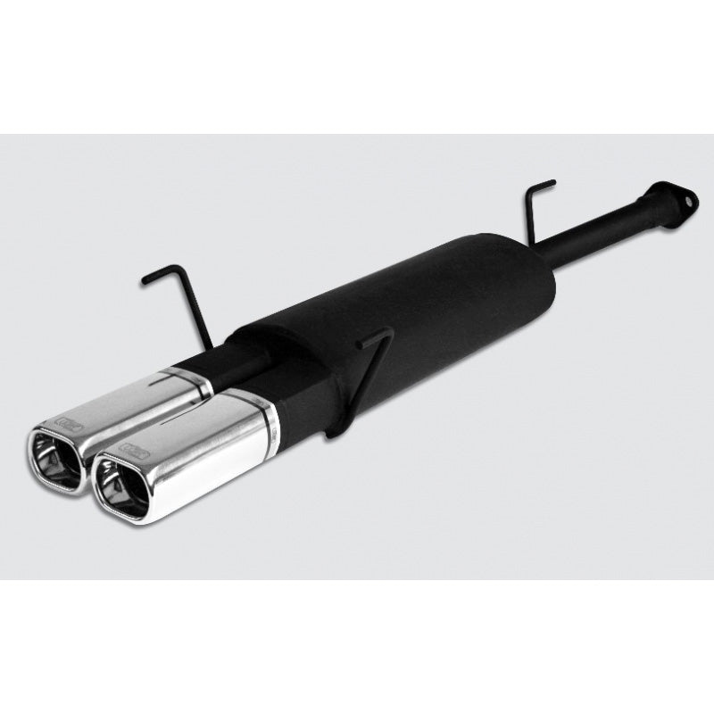 Ulter Sport, Escape deportivo, Acero inoxidable, Compatible con Opel Astra G Combi 1.4-2.0 (1998-2003), 2x 80x65mm, homologado E