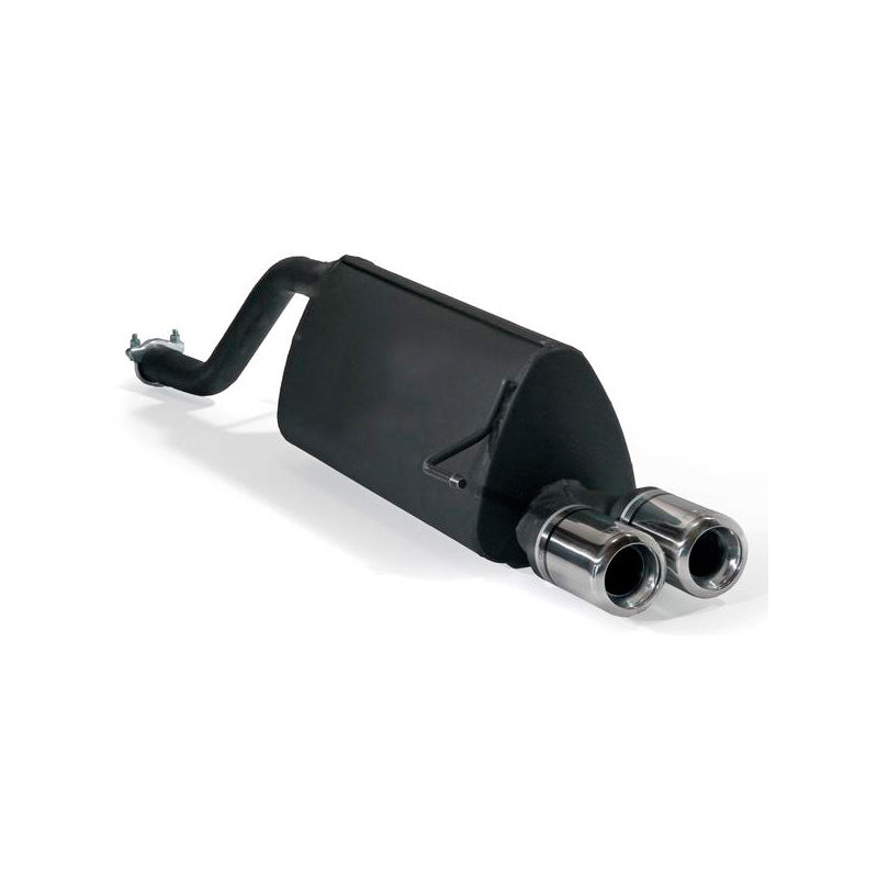 Ulter Sport, escape deportivo, para Opel Corsa D HB 1.0i 44kW/1.2i 59kW/1.4i 66kW 2006- 2x 80mm (excl. OPC/OPC-Line)