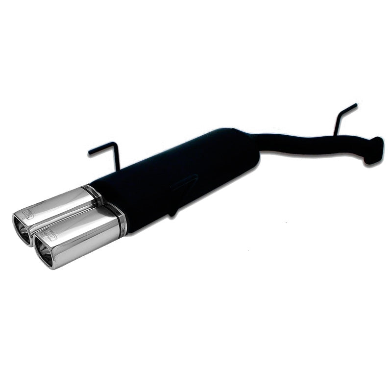 Ulter Sport, Escape deportivo, Acero inoxidable, Compatible con Opel Vectra B Facelift Combi 1.6i/1.8i/2.0i (1999-2002), 2x 80x65mm, homologado E