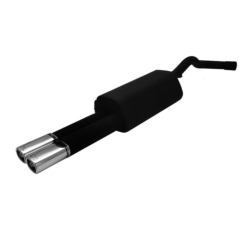 Ulter Sport, sportovní výfuk, vhodný pro Volkswagen Bora Sedan 1.4i 55kW/1.6i 74/75/77kW/1.8i 20V 92kW/1.8T 110kW/2.0i 85kW/1.9SDI 50kW/1.9TDI 66/74/81/85/96/110kW/2.3i V5 110/125kW 1999-2005 2x 80x65mm