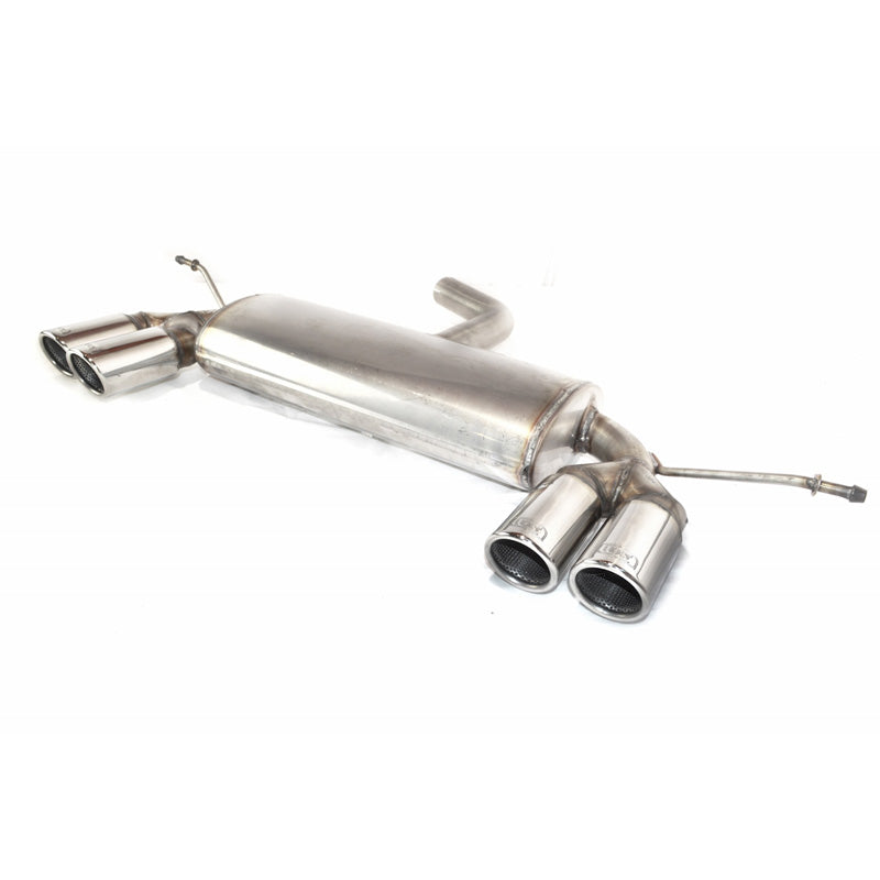 Ulter Sport, Dobbelt rustfri stål sportudstødning, Passer til Volkswagen Golf V HB 2003-2008, 2x 70mm, E-godkendt