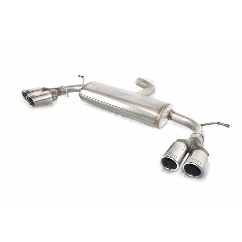Ulter Sport, Dobbelt rustfri stål sportudstødning, Passer til Volkswagen Touran 2003-2010, 2x 70mm