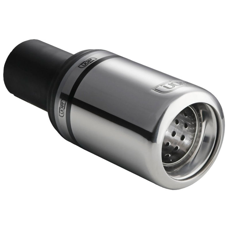 Ulter Sport, Terminale di scarico - Rotondo Ø80mm Tipo 2 - Lunghezza 80mm - Installazione ->50mm - Inox