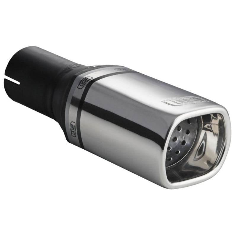 Ulter Sport, výfuková koncovka - obdélníková 80x65mm - délka 120mm - montáž ->50mm - Inox