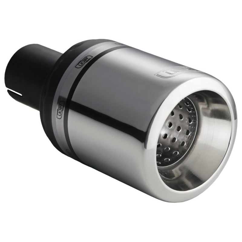 Ulter Sport, Embout d'échappement - Rond Ø100mm large bord - Longueur 120mm - Installation ->50mm - Inox