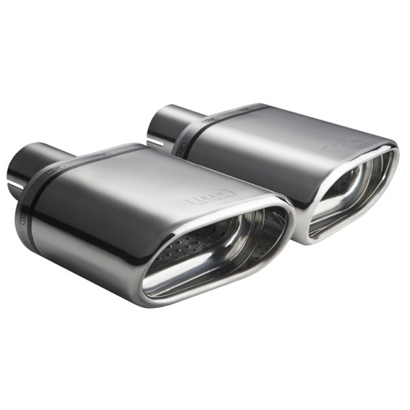 Ulter Sport, embout d'échappement (gauche) - ovale 145x75mm - longueur 140mm - installation ->50mm - Inox