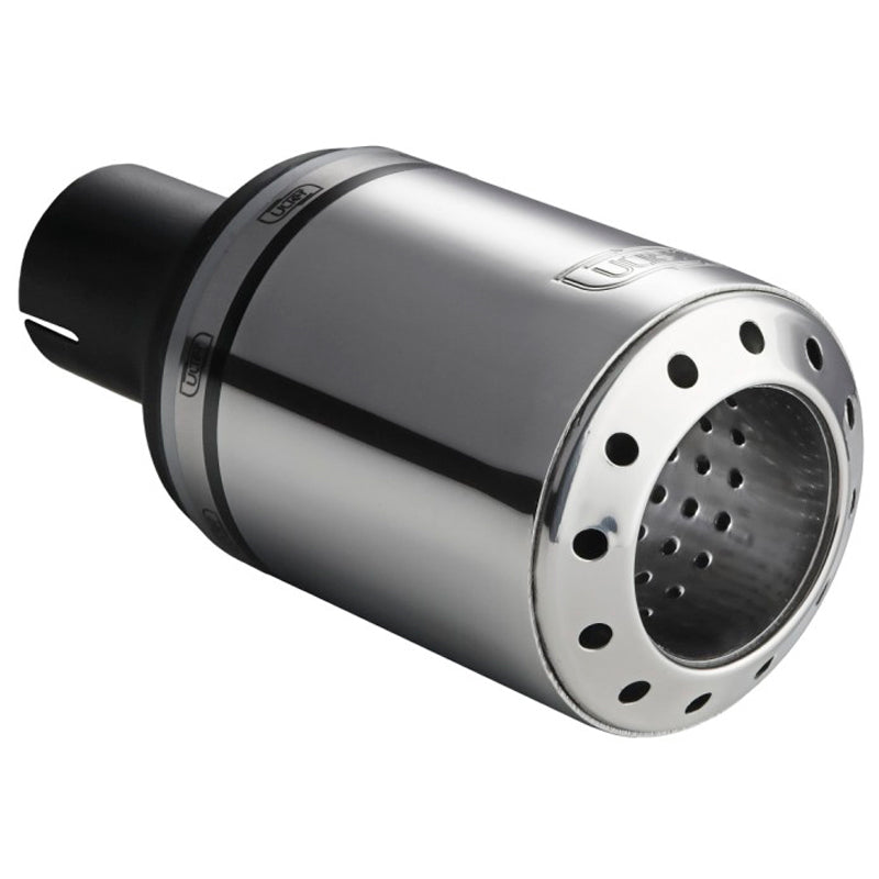 Ulter Sport, výfuková koncovka - kulatá Ø100mm Bullet - délka 120mm - montáž ->50mm - Inox