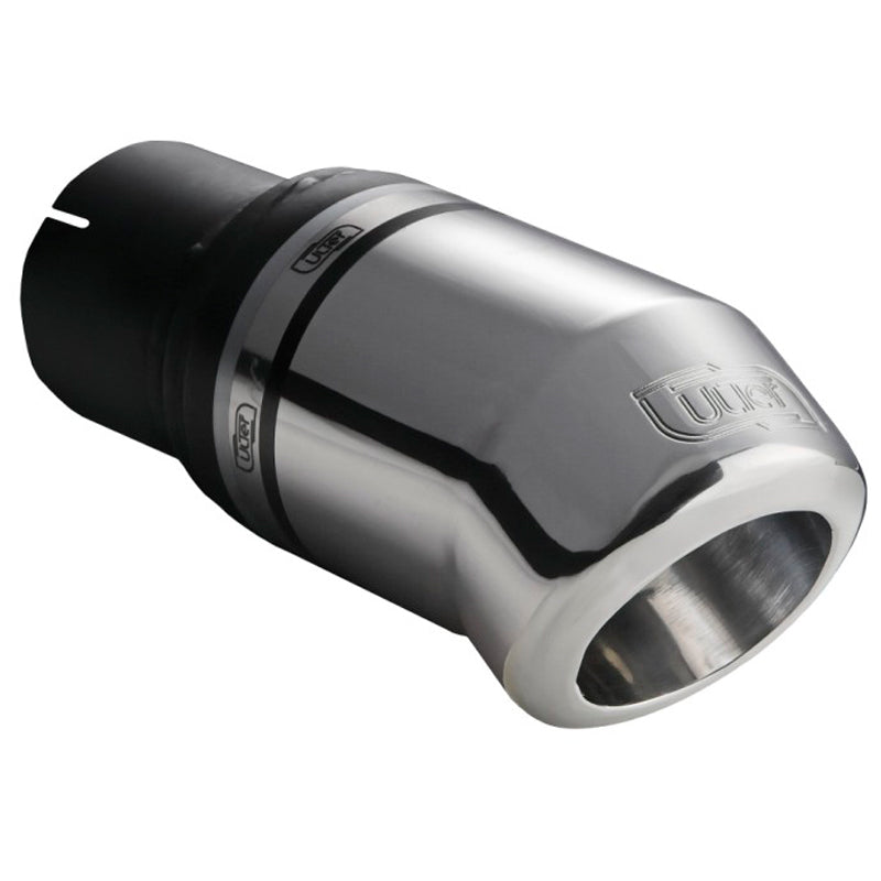 Ulter Sport, embout d'échappement - rond Ø80mm vers le bas - longueur 120mm - installation ->50mm - Inox