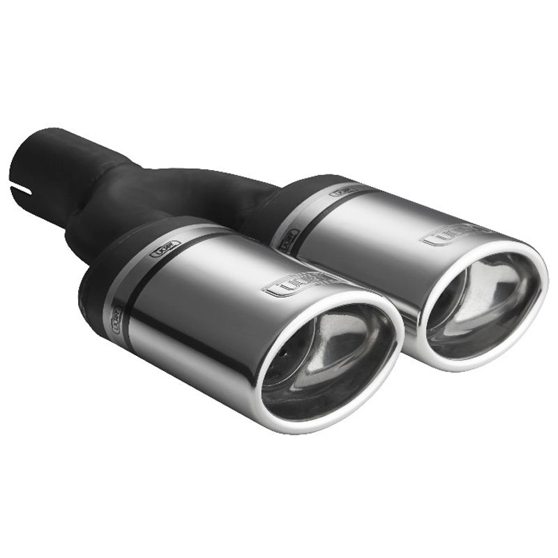 Ulter Sport, koncovka výfuku - Double Oval 95x65mm - Délka 160mm - Instalace ->50mm - Inox