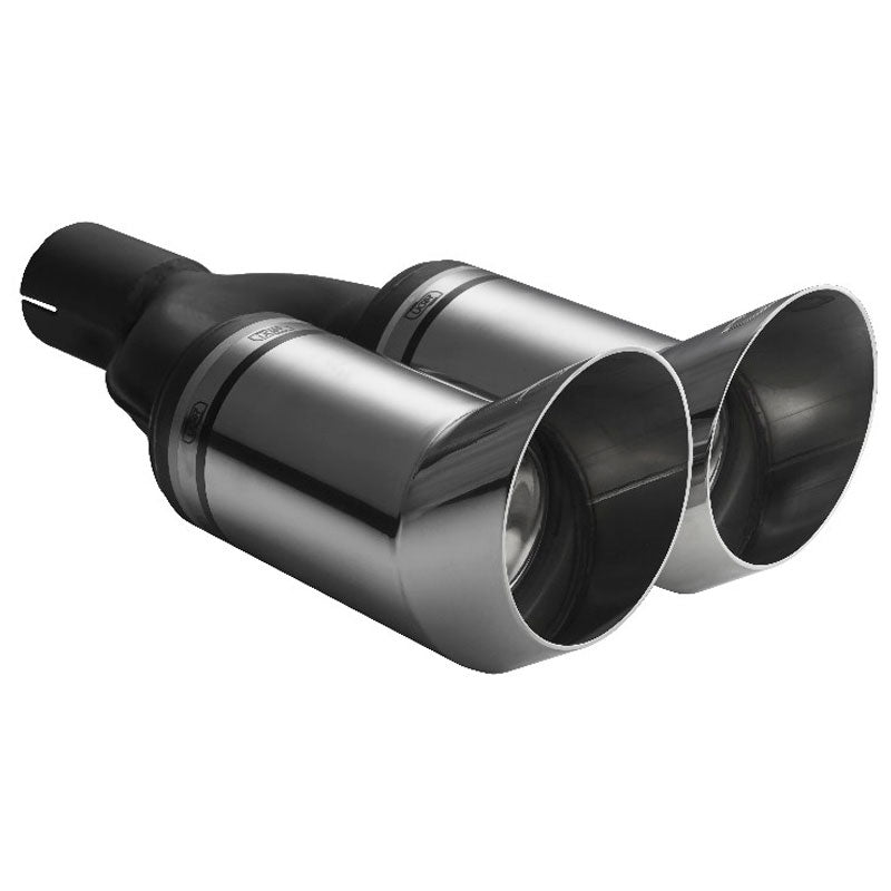 Ulter Sport, koncovka výfuku - Double Round DTM Race Ø80mm - Délka 260mm - Montáž ->50mm - Inox