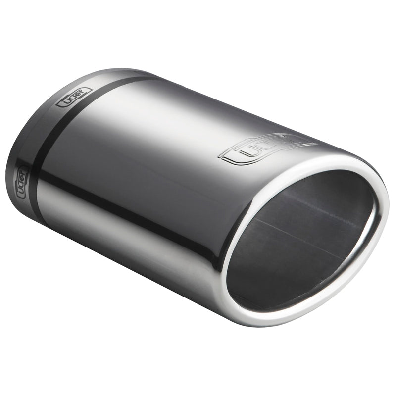 Ulter Sport, terminale di scarico - ovale 95x65mm - lunghezza 120mm - montaggio 40-55mm - Inox