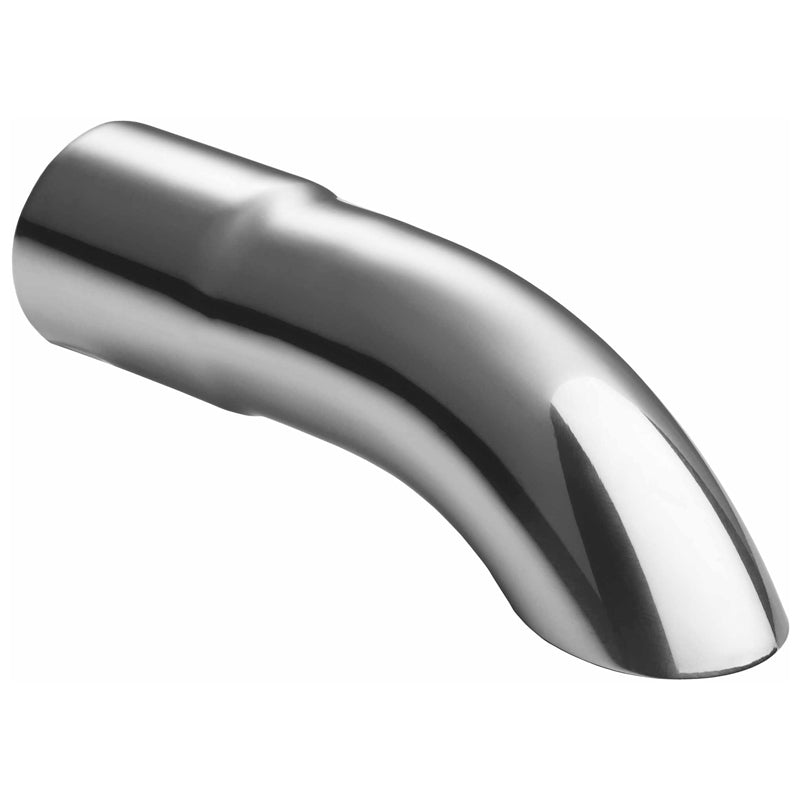 Ulter Sport, terminale di scarico - Round Ø50xL210mm Curve – Installation ->50mm Inox