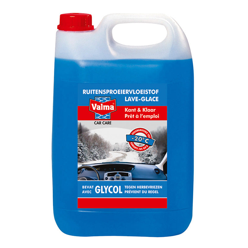 Valma, Liquido antigelo trasparente - Protezione fino a -20°C - 5 Litri