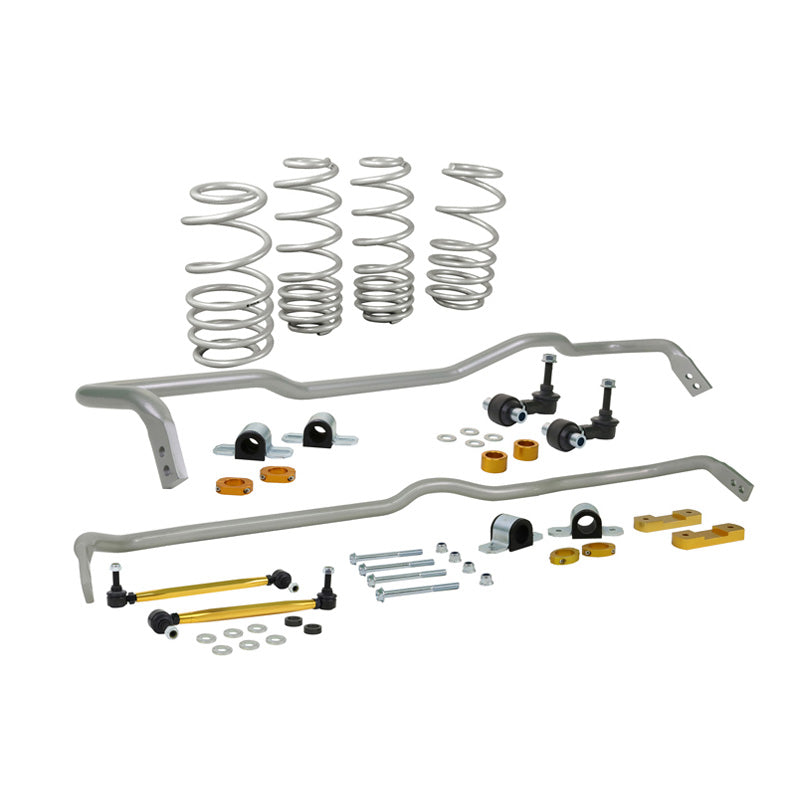 Whiteline, Grip Series 1 stabilisatorstang en verlagingsveer-voertuigset, past op Audi A3 Cabrio/Sedan/Sportback Quattro / Volkswagen Golf VII 4motion 2012-