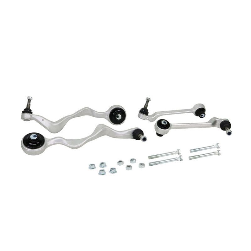 Whiteline, Kit de brazo de control y brazo de radio de aleación para suspensión delantera, compatible con BMW Serie 1 E81/E82/E87/E88 / Serie 3 E90-E93 2003-2013